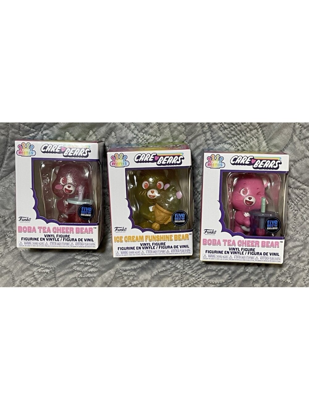 🎅🏻 Funko Minis Care Bears 2 Glitter 1 Limited Edition Five Below Exclusive
